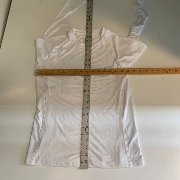 Huk T Shirt Womens M Medium White Paradise Pursuit Performance Long Sleeve Crew - Picture 7 of 12